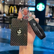 Suitable for LEAPMOTOR C10 Card Car Key Cover LEAPMOTOR C16 C11 c10 NFC Key Box Carbon Fiber Pattern