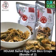 Ho Jiak Salted Egg Fish Skin Crisps (bundle of 2 packs)/Expiry date: August 2019