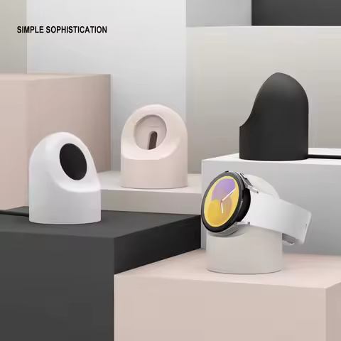 Compatible with Samsung Galaxy Watch 7 Charger Stand 26 27 28mm Galaxy Watch 3 4 5Pro 6 Charge silic