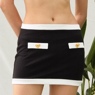 LUCA STUDIO_Tracy mini skirt - กระโปรง มินิ เอวต่ำ ฟรีไซส์