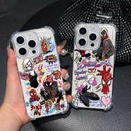 Marvel Spider-Man Spider Gwen Clear Phone Case For Samsung A57 A37 A56 5G A55 A54 A53 A17 A16 A15 A0