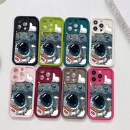 Trendy and Cool Astronaut Case For OPPO A7 A12S F11 A9X A94 A79 A80 A57 A77 A5SReno 4F 5F 7Z 8Z A53 