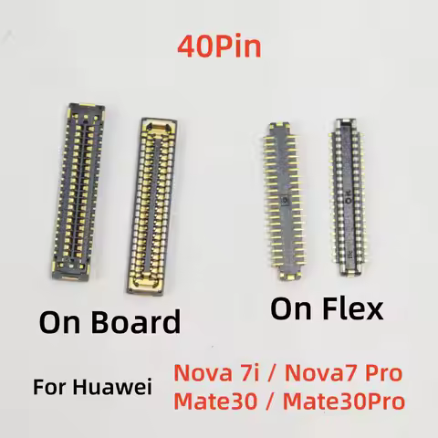 5-10pcs LCD Display Screen FPC Connector For Huawei Nova 7i/7 Pro/Mate30/Mate 30 Pro/ USB Charger Ch