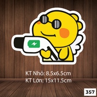 Battery CHARGING BREATHING JACK decal for ELECTRIC VEHICLES - code 357