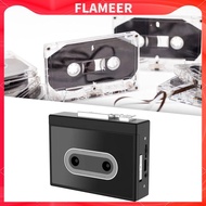 [FlameerMY] Walkman Cassette Player, 128kbps, Full Stereo Sound, USB 2.0, DC 5V, Binaural Sound Play