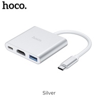 Hoco HB14 Multiport Adapter Type-C 3.1 To USB3.0 HDMI Type C 4K/2K Video Converter USB Hub For Macbook