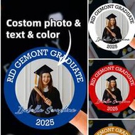1~100Pcs Personalized Labels - Custom Stickers With Any Design Image Logo Text,Graduate Stickers,Gra
