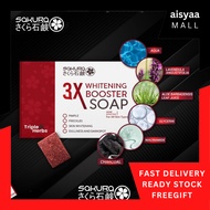 [ READY STOCK | FAST SHIP | ORIGINAL HQ ] SAKURA 3X WHITENING BOOSTER SOAP SABUN SAKURA UNTUK DAKI J