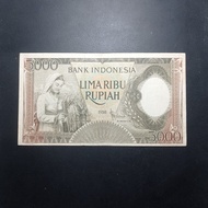 uang kuno seri pekerja 5000 thn 1958