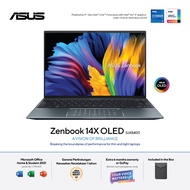 LAPTOP ASUS ZENBOOK 14 OLED UX5401EA TOUCH EVO I5 1135G7 RAM 8GB 512GB SSD IRISXE WIN 11+ FREE OFFICE 14" 2.8K