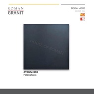 Kj Roman Granit Polaris Nero 60X60 / Granit Hitam / Lantai Hitam /