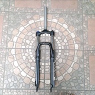 FORK GARPU MTB EVO 26 COIL 28.6 T.120 LOCK DISC ONLY HITAM sparepart sepeda termurah