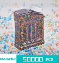 Toplans 50000pcs 7-8 Mm Water Blaster Vase Filler Beads Diy Balls Water-Based Gel Balls