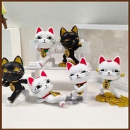 ST3 6pcs DAN DA DAN Action Figure Lucky cat Model Dolls Toys For Kids Ornament Collections Gifts TS3