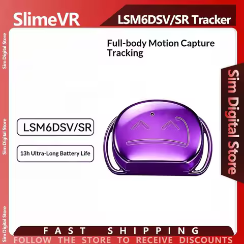 SlimeVR Tracker VRchat Full Body Motion Capture LSM6DSV/LSM6DSR Body Motion Capture Quest