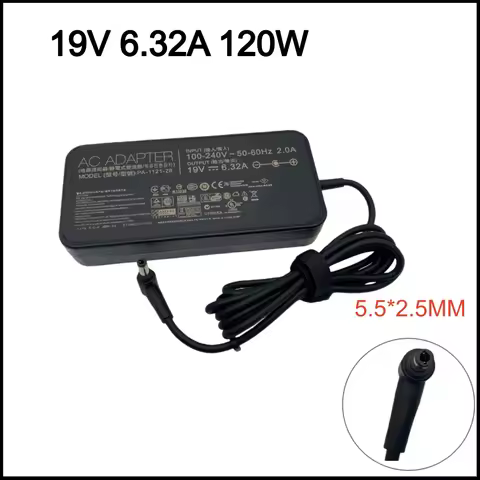 Original 19V 6.32A 120W AC Adapter Charger For ASUS ROG GL551J GL552VW GL553V GL752VW GL753VE N550JK