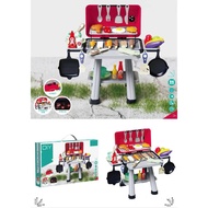 Children's Pretend Play BBQ Grill Simulation Skewers Baby Cooking Set Boys and Girls Kitchen Toys