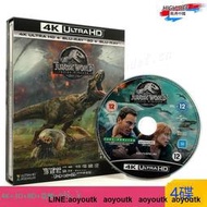 (4K UHD藍光-中字-TW鐵盒)3D侏羅紀世界2正版高清科幻碟#BD#DVD