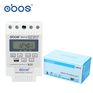 white beautiful 220V 25A programmable digital timer switch electronic timer 220V with10 times on/off