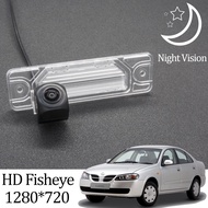 Owtosin HD 1280*720 Fisheye Rear View Camera For Nissan Almera MK2 N16 Sedan 2000-2007  Car Vehicle Reverse Parking Moni