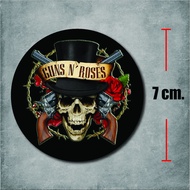 sticker pvc guns n roses สติกเกอร์ กันเนียโรส งานพิมพ์ดีที่สุด OFFSET PRINTING เคลือบ UV กันแดด กันน