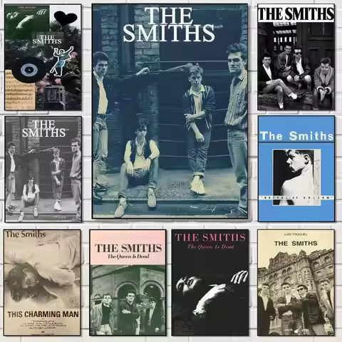 Classic Rock Band The Smiths Classic Vintage Poster Print A4 A3 A2 Wall Art Decor For Room Office Gi