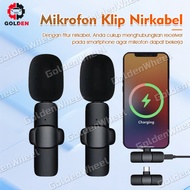 K8 Microphone Mic Clip on Youtuber Wireless Usb/Mic Youtuber Bluetooth Mini Wireless Microphone