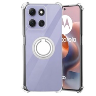 Soft TPU Ring Holder Airbag Shockproof Case For Motolora Moto G86 Power G56 Edge 60Pro 60 Fusion 60S