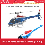 Jiada RC Helicopter Canopy Body Shell Cover for ERA C138 PRO Bell 206 Remote Control with Plastic Ma