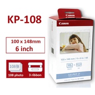 LY 1Pcs Kp-108In Rp-108 Kp-36 Paper & Ink Catidge Para Sa Canon Selphy CP Series Photo Printer Cp80