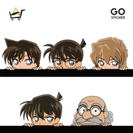 Sticker Cutting Mobil Detective Conan for Laptop, Koper, PC