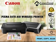 Canon Pixma E470  Color Wifi Inkjet Multifunction Printer