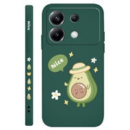Phone Case For Xiaomi Poco F6 X5 F5 Pro X4 GT X3 NFC 4G 5G Nice Avocado Soft Cover