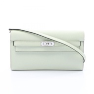 【二手】愛馬仕 HERMES 單肩背包 Kelly To Go Vert Fizz 皮革 Kelly 長款 To Go Vert Fizz 女士二手 B