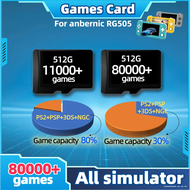 Game Card For Anbernic RG505 Handheld TF Memory All Emulator Pre-Installed Games Classic Retro 512G 