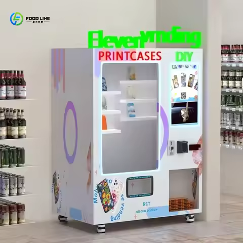 Customized 2025 High Speed UV Phone Case Printer Automatic Vending Machine for Popular Silicone Case