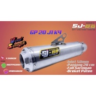 Knalpot Racing SJ-88 Silincer seri GP 20 J1 K4