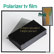 [Ready Stock] Polarizer Tv Tinted Film Tv Polarised 32" 40" 42" inch Tinted Tv Led Lcd Polarizing Film Sticker Remover