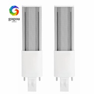 GOGOU 2 Pack LED Bulb, G23/GX23 2-Pin LED Tube Light, Long Lifespan 4W AC 85-265V CRI 80+ LED Tube B