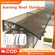 Awning Canopy Sunshield Roof Outdoor Sunshade Rain Cover Waterproof Blind Curtain Window Garden