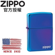 ZIPPO 炫光靛青防風打火機 / 經典素面款