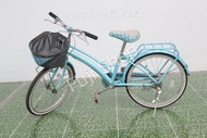 จักรยานแม่บ้านญี่ปุ่น - ล้อ 24 นิ้ว - ไม่มีเกียร์ - อลูมิเนียม-Baicycle- สีขาว [จักรยานมือสอง]