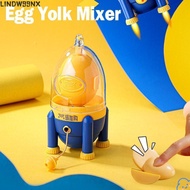 LINDW99NX Egg White Yolk Mixer, Plastic Manual Egg Shaker, Portable without Breaking the Eggs Kitche
