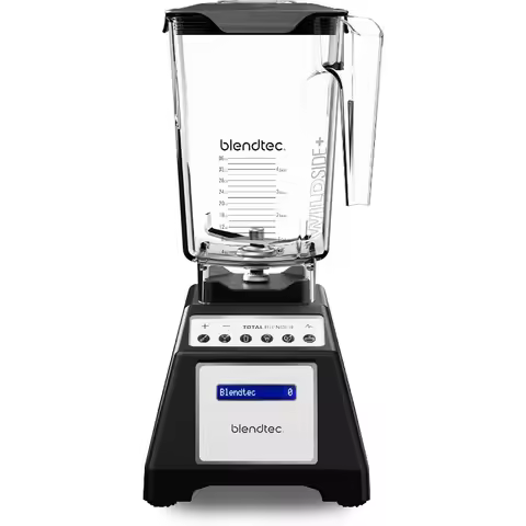 Blendtec Total Classic Original Blender - 6 Pre-programmed Cycles - 10-speeds - Black