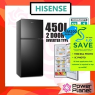 [SAVE4.0] [FREE GIFT] Hisense 2 Door Inverter 450L Fridge RT486N4FBV Refrigerator / Peti Sejuk / 冰箱 