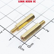 [10 Pieces]- HEX-M3 Copper Pillar Male-Female Length 20mm Linhkien IC