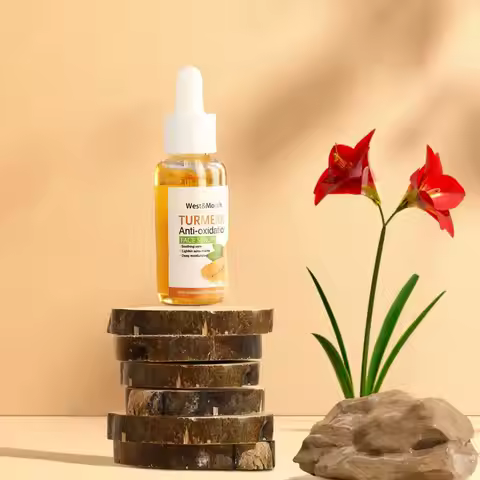Turmeric Face Whitening Dark Spot Corrector Anti-oxidation Serum Turmeric Dark Spot Corrector Serum 