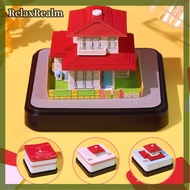 RelaxRealm 2026 bàn lịch vui vẻ nhà điêu khắc 3D xé lịch Giấy khắc nghệ thuật ghi nhớ Pad notepad qu