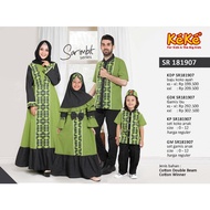 HIJAU KATUN Keke Couple Cotton Family SR 181907 | Keke SR Family 181907 Green | Keke Original | Keke