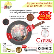 Induction marble Fry pan 28cm FP-0634 CYPRUZ / Non-stick induction frying pan